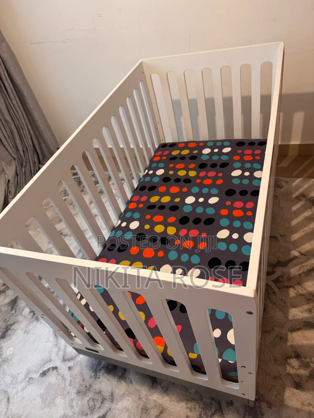 Solid Mahogany Heirloom Crib + Premium Mattress