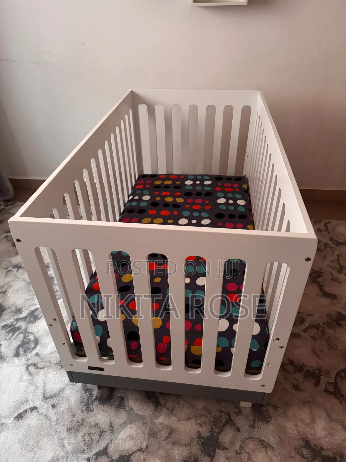 Solid Mahogany Heirloom Crib + Premium Mattress