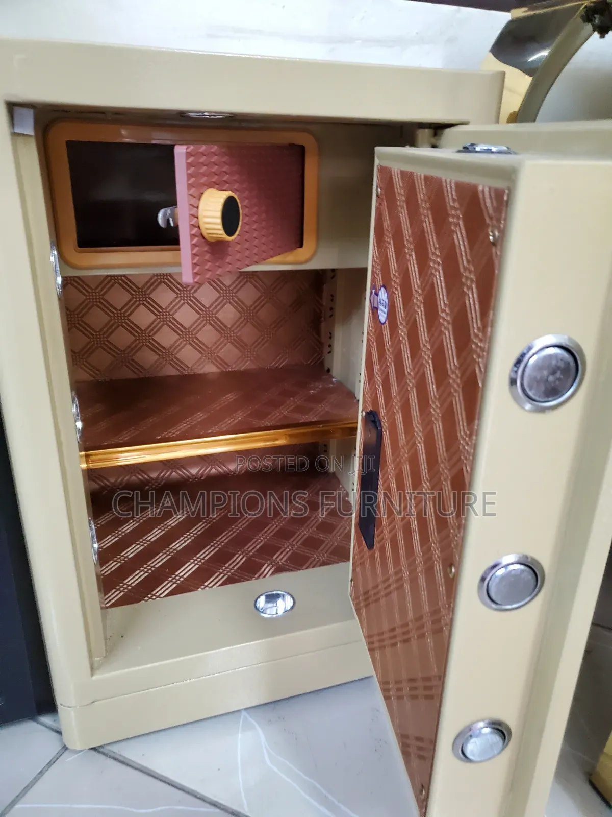 60KGs Gold Digital Fireproof Safe
