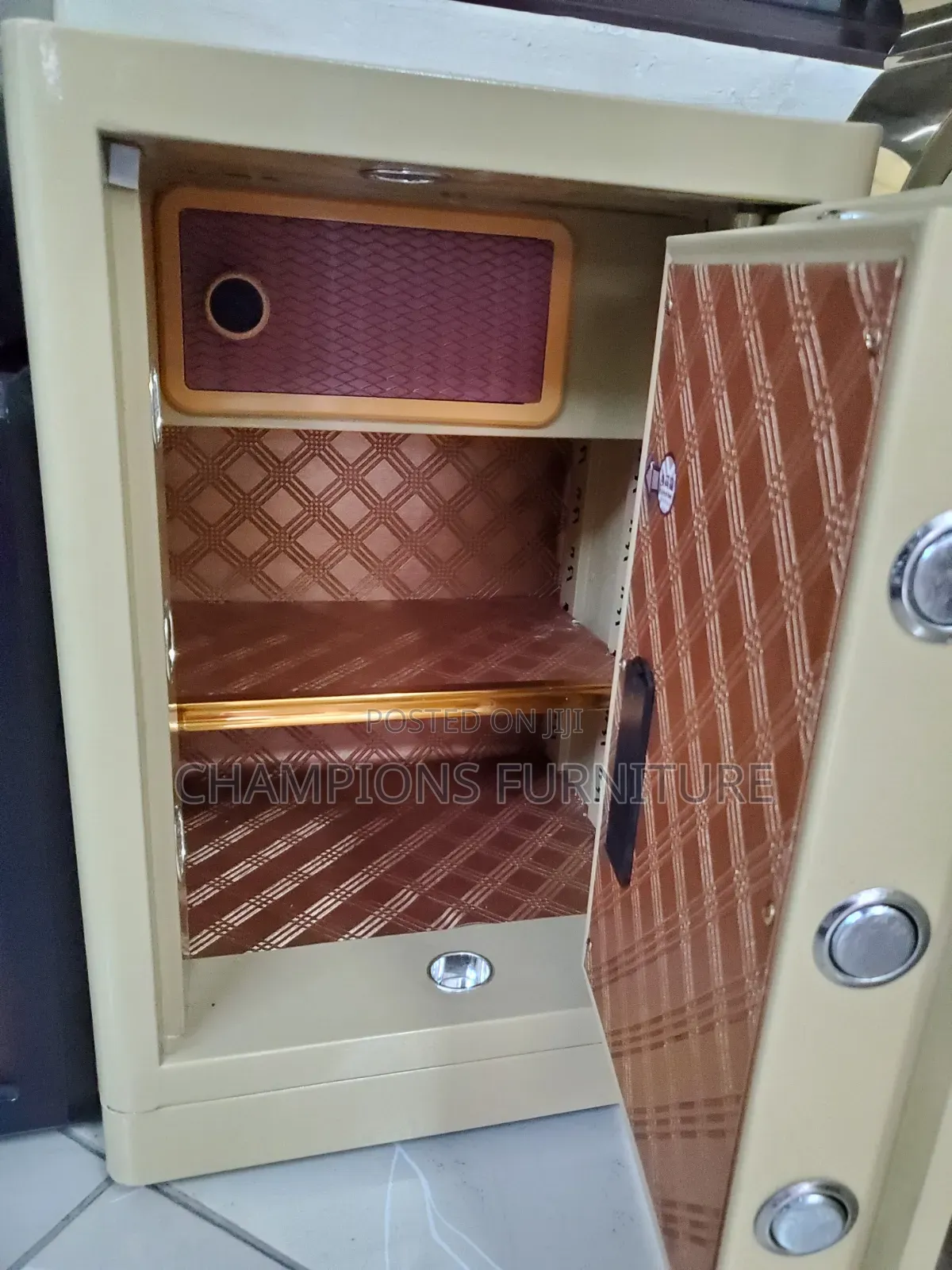 60KGs Gold Digital Fireproof Safe