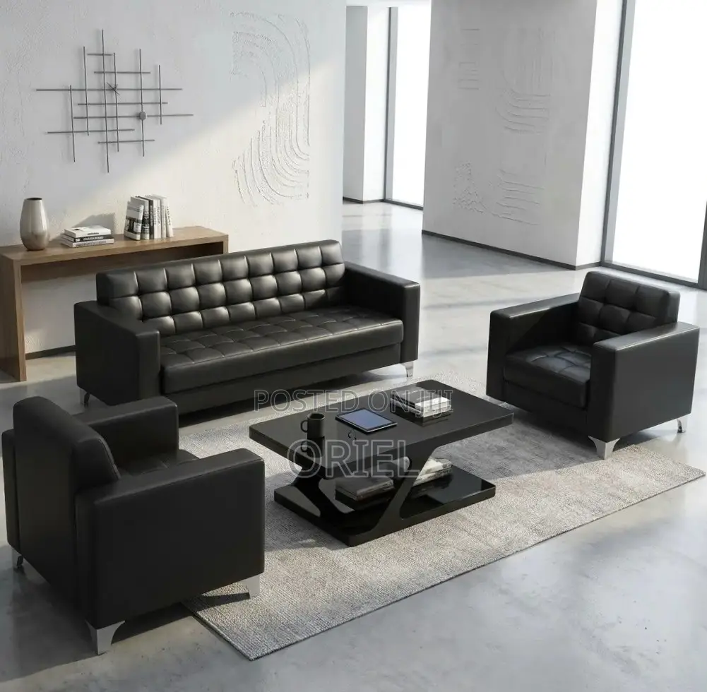 Office Sofa : Office Lounge Sofa Set- 5 Seater