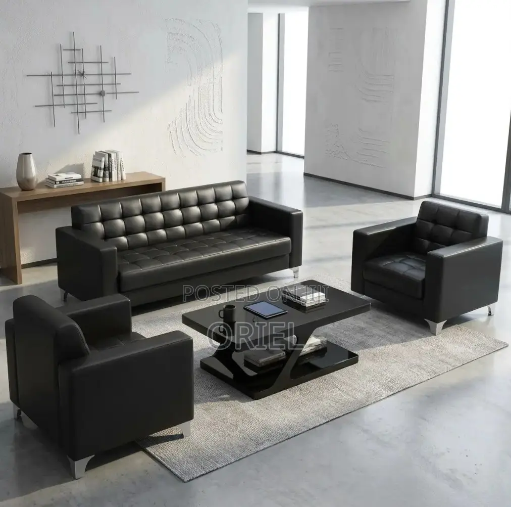 Office Sofa : Office Lounge Sofa Set- 5 Seater
