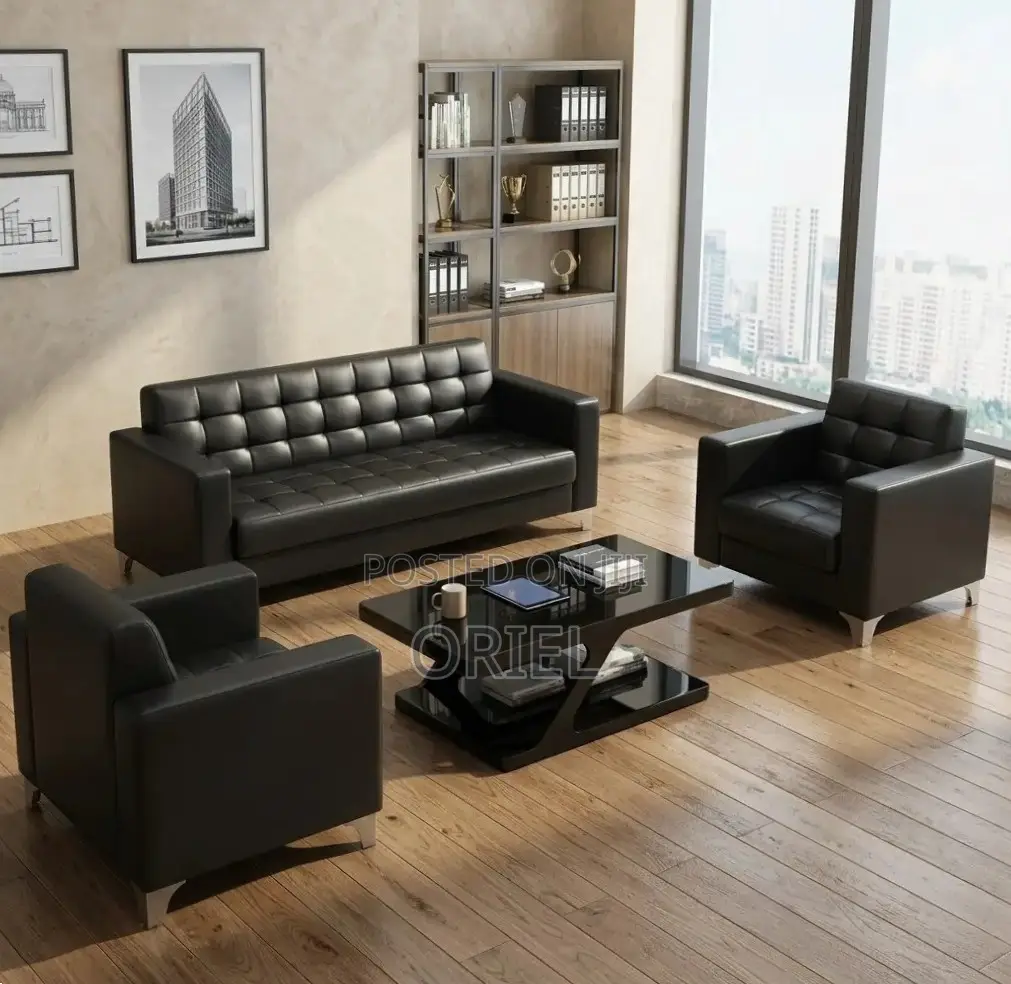 Office Sofa : Office Lounge Sofa Set- 5 Seater