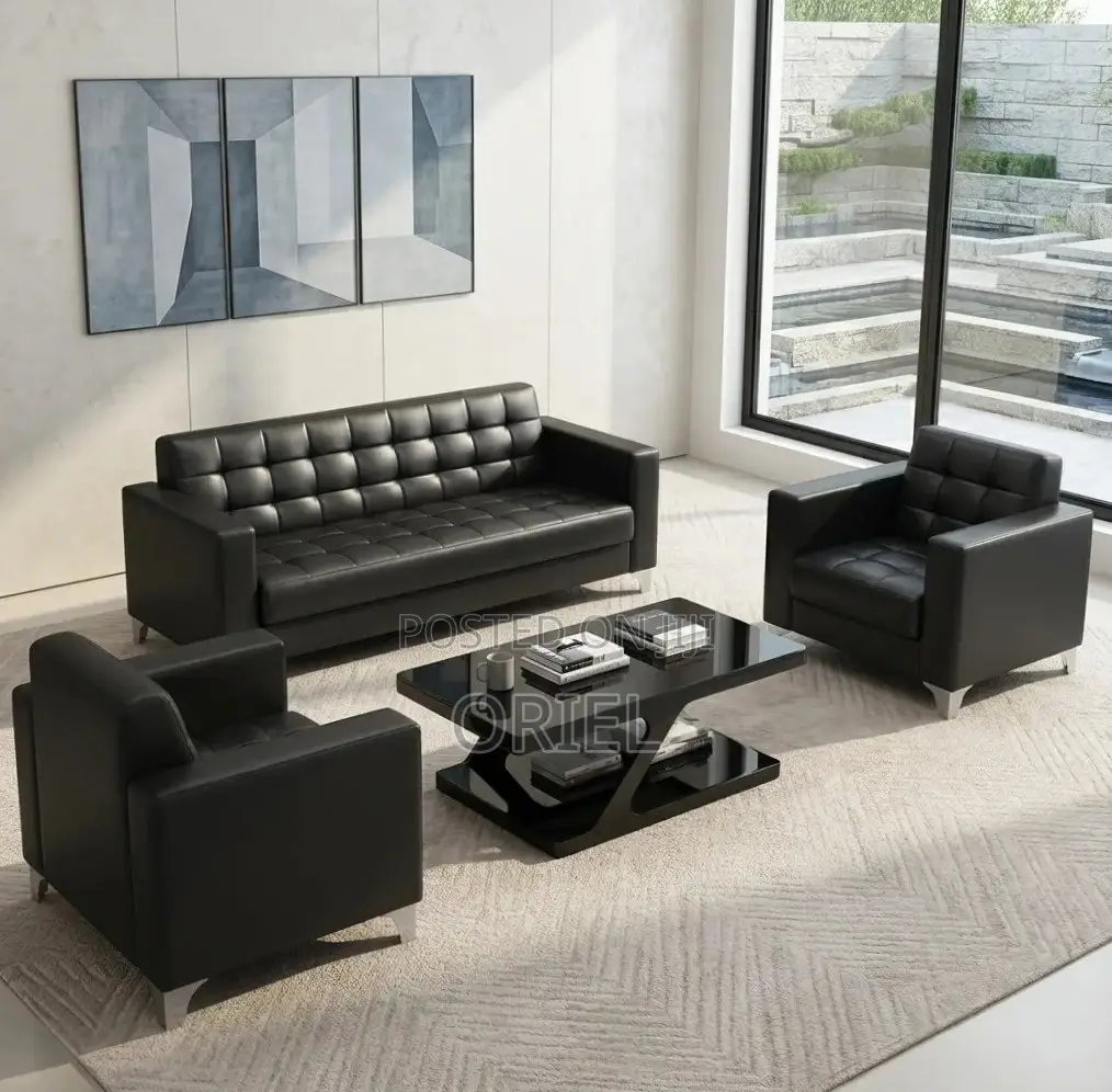 Office Sofa : Office Lounge Sofa Set- 5 Seater