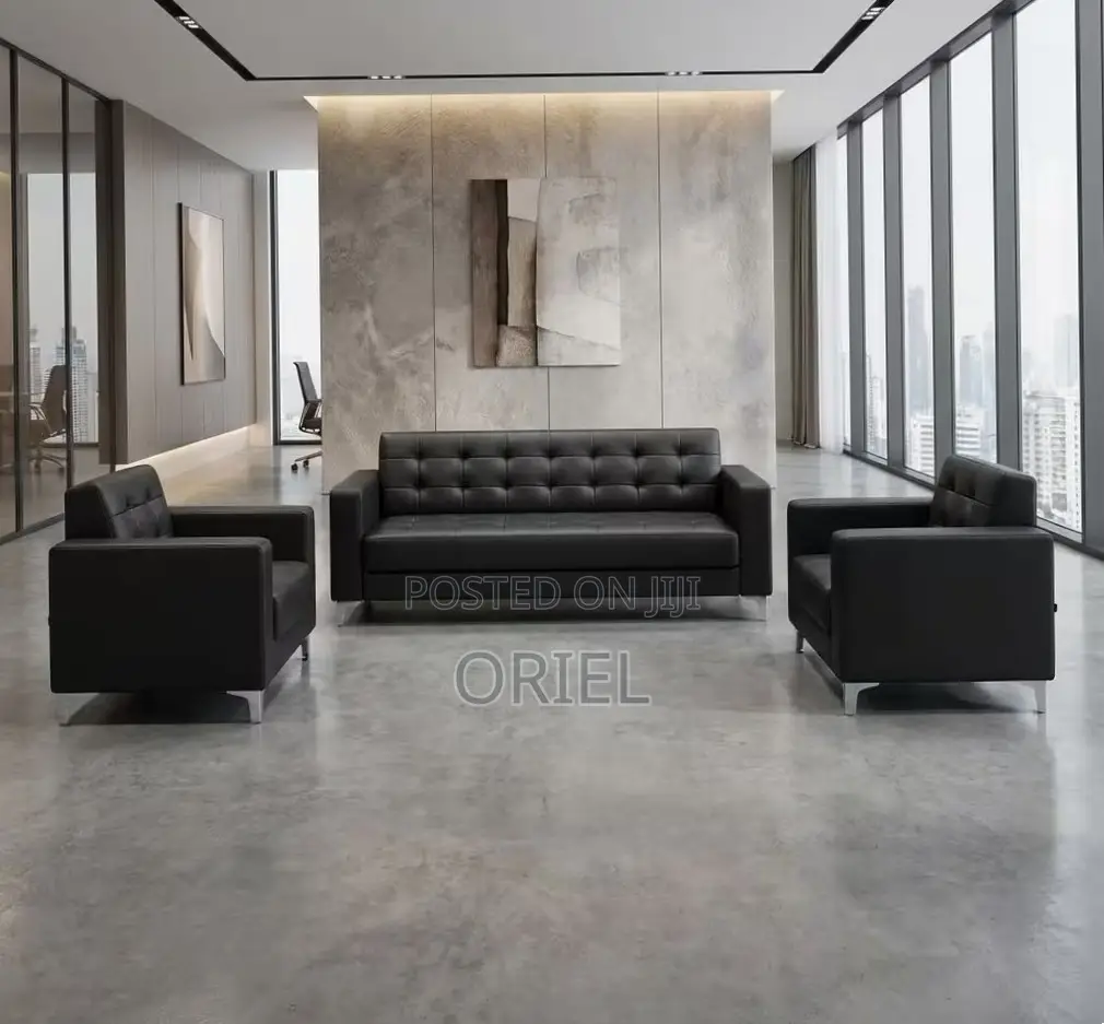 Office Sofa : Office Lounge Sofa Set- 5 Seater