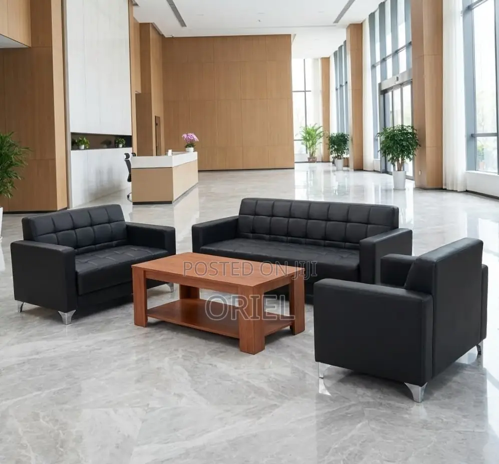 Office Sofa : Office Lounge Sofa Set- 5 Seater