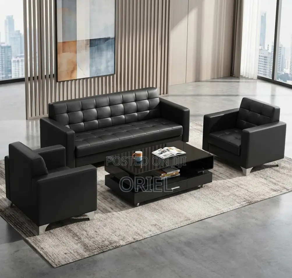 Office Sofa : Office Lounge Sofa Set- 5 Seater