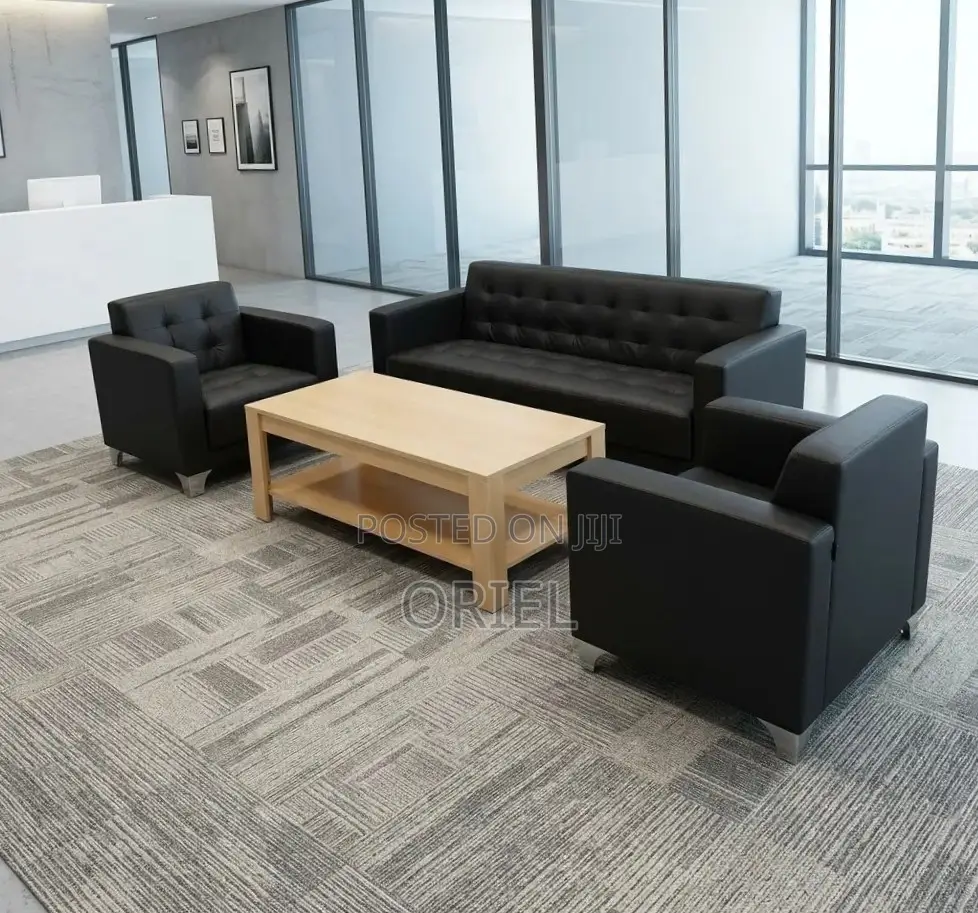 Office Sofa : Office Lounge Sofa Set- 5 Seater