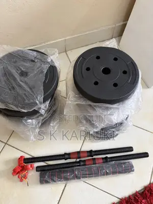 50kg Adjustable Dumbbell and Barbell Home Gym Set