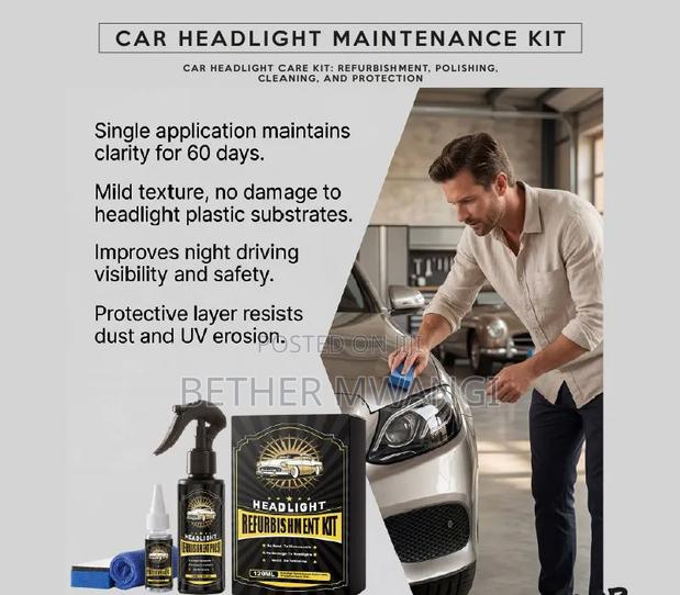 Car Headlight Maintenance Kit in Kenya - thumbnail 3