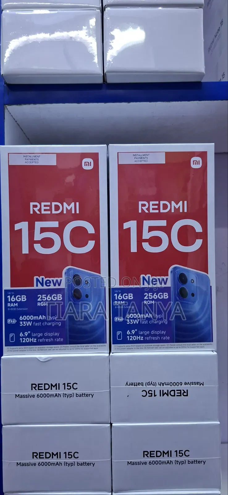 New Xiaomi Redmi 15C 4G 256 GB Black