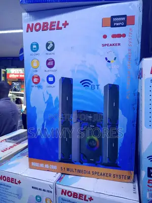Nobel Multimedia Sound System With Bluetooth, USB LED Display
