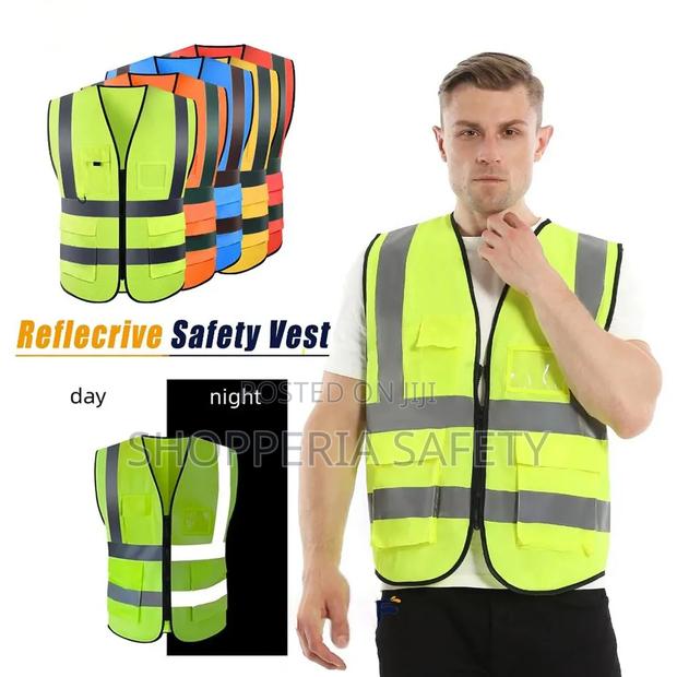 Multi Pocket Reflector Vests - main view