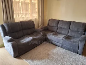 5 Seater Semi Recliner Sofa