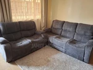 5 Seater Semi Recliner Sofa