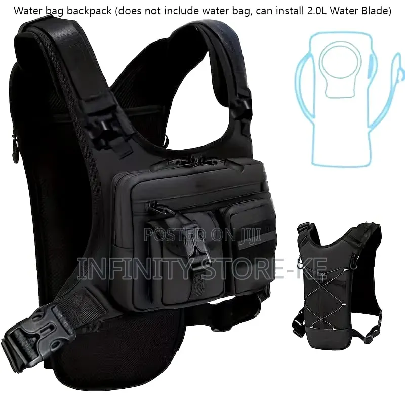 Chest Rig Bag Multifunction Zipper Chest Backpack