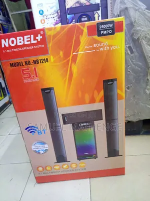 NOBEL+ NB1214 5.1 Home Audio Speaker System With Bluetooth