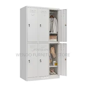 Office Cabinet; Steel Grayed Office Modern Cabinet