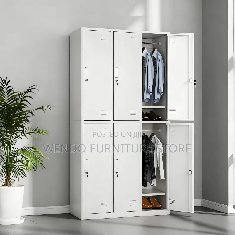 Office Cabinet; Steel Grayed Office Modern Cabinet