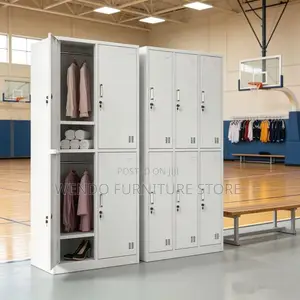 Office Cabinet; Steel Grayed Office Modern Cabinet
