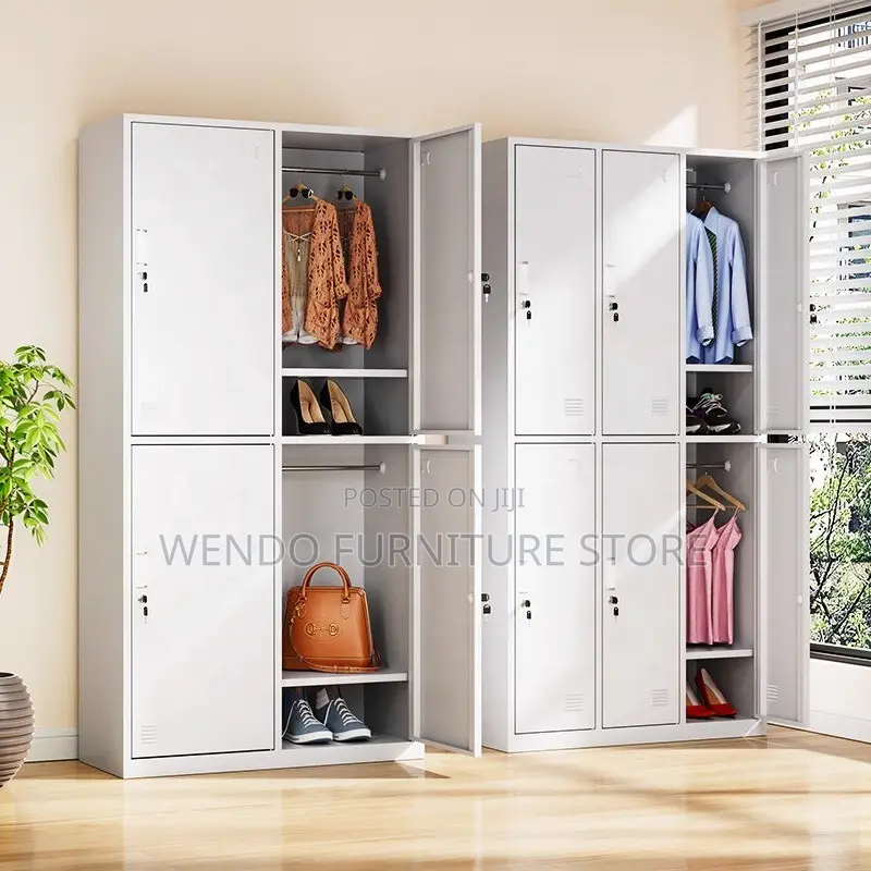Office Cabinet; Steel Grayed Office Modern Cabinet