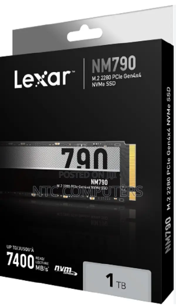 Lexar LNM790 Gen4 Internal SSD NVMe 1TB M.2 PCIe Gen4x4