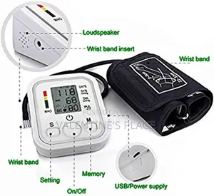 *Digital Arm Wrap Type Pulse N Blood Pressure Monitor