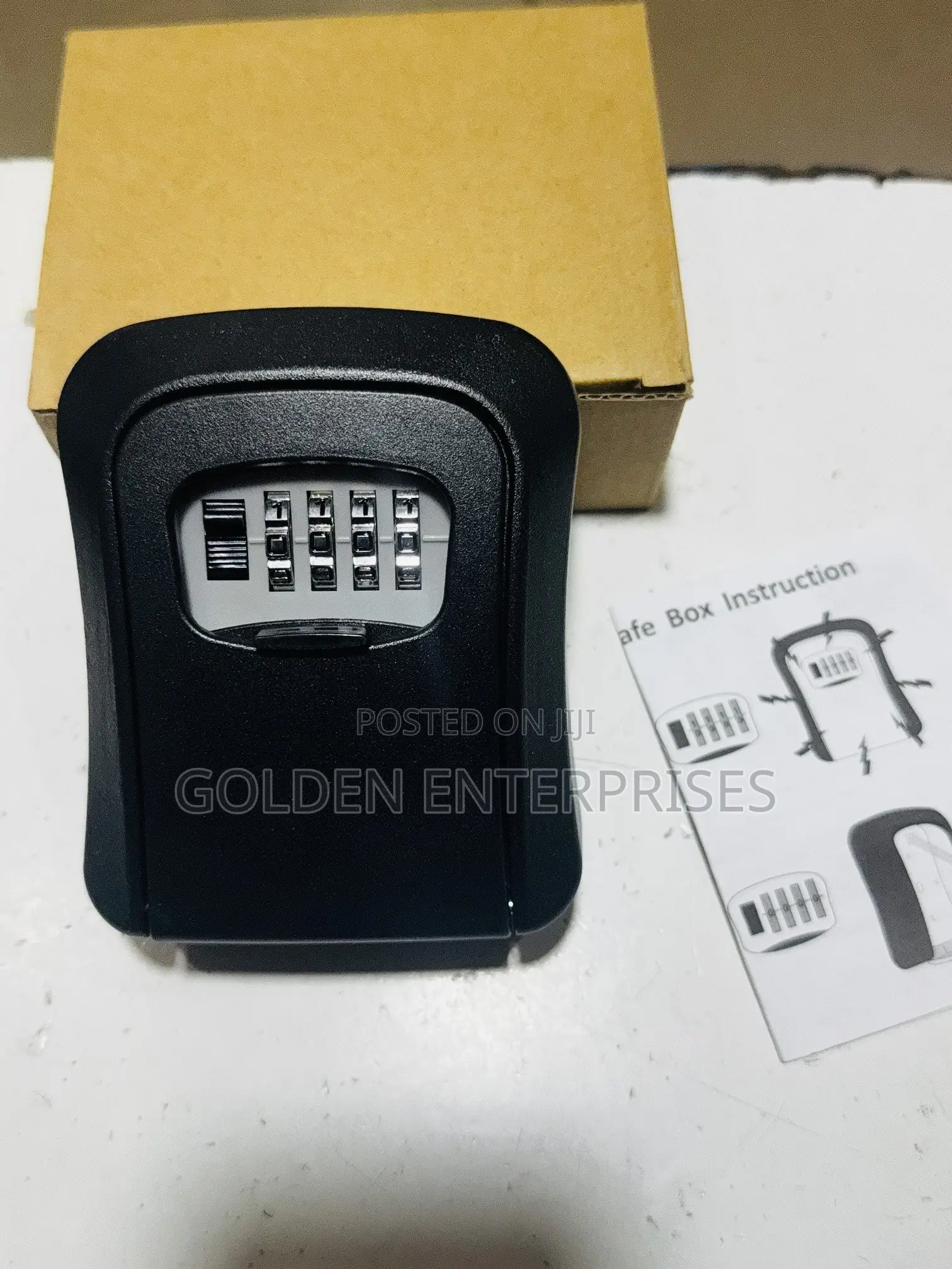 Heavy Duty Outdoor Key Storage Lock Box With Resettable Code