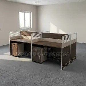 Office Workstation; Four Users MDF Office Rectangular Workstations