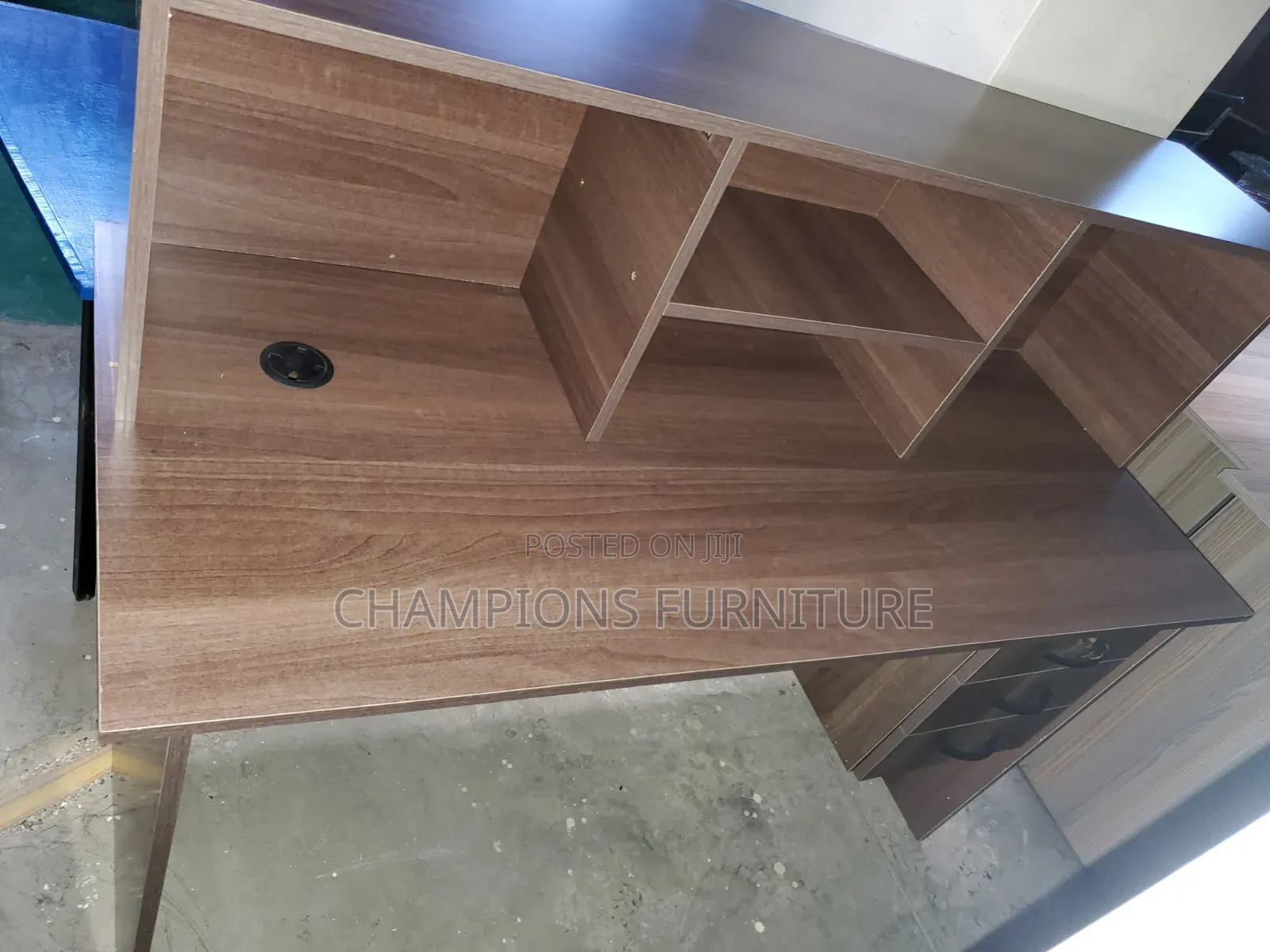 Wooden Reception Desk With Counter Top