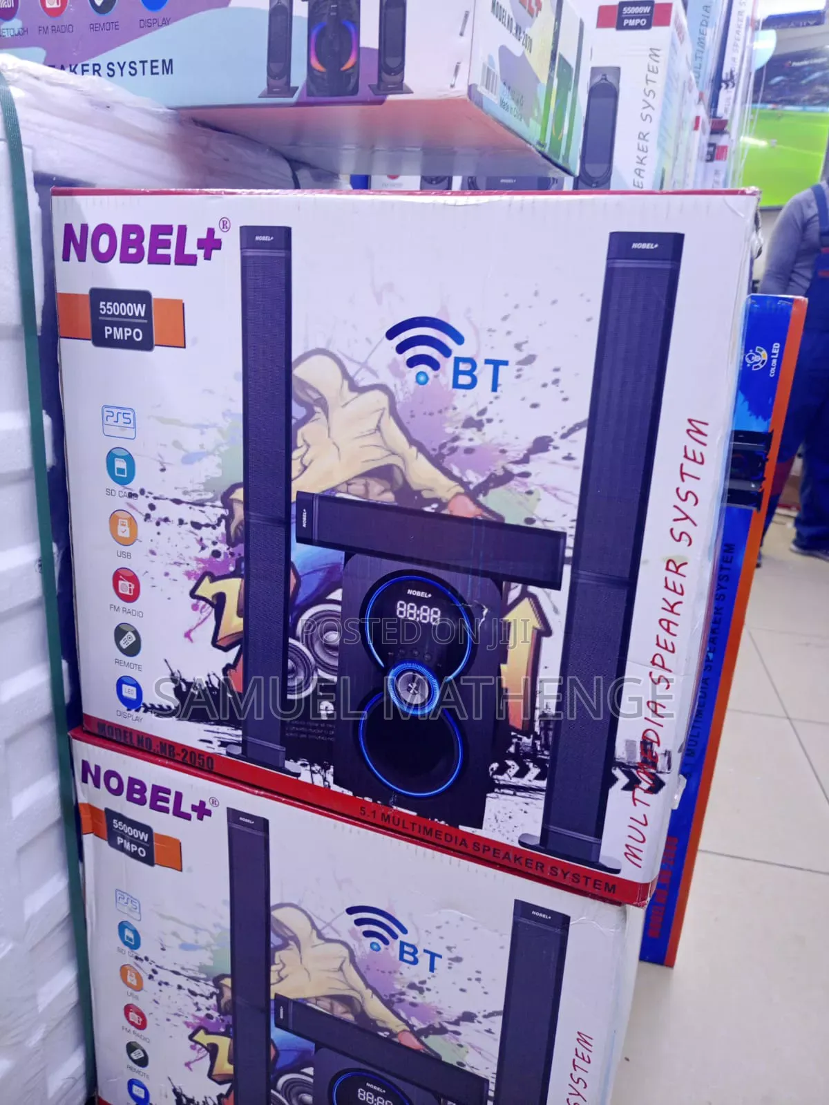 NOBEL+ 5.1 Multimedia Home Theatre Speaker System With Remote Control