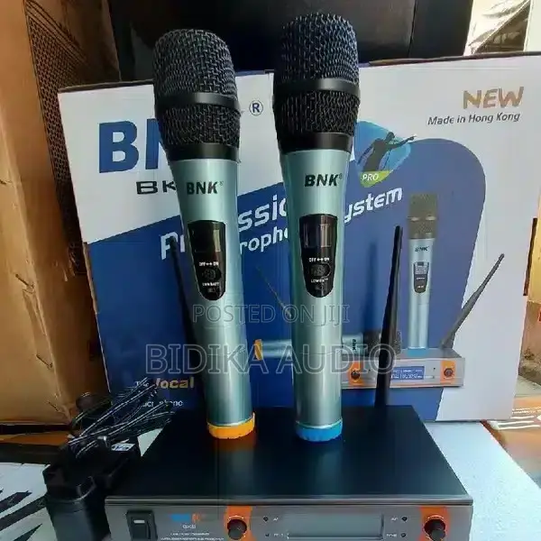 BNK BK9 4-in-1 / Hybrid Professional UHF Wireless Microphone Combo