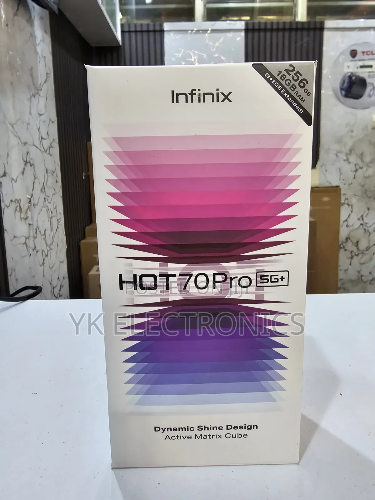 New Infinix Hot 70 Pro 5G+ 256 GB Black