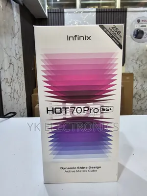 New Infinix Hot 70 Pro 5G+ 256 GB Black