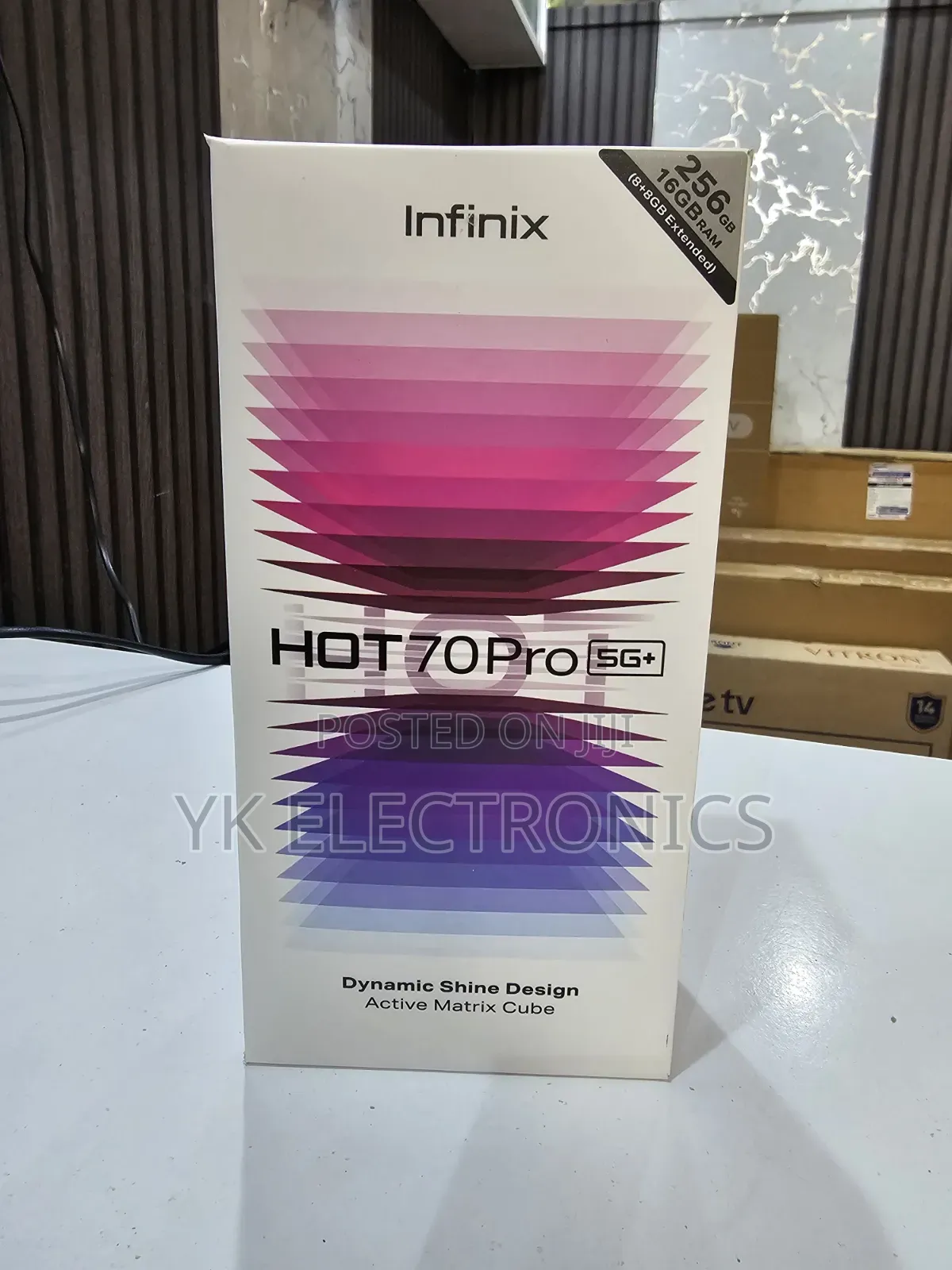New Infinix Hot 70 Pro 5G+ 256 GB Black