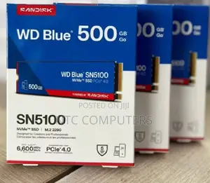 WD Blue SN5100 Internal SSD NVMe | 500GB M.2 2280 PCIe Gen4
