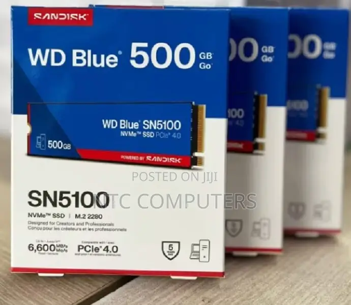 WD Blue SN5100 Internal SSD NVMe | 500GB M.2 2280 PCIe Gen4