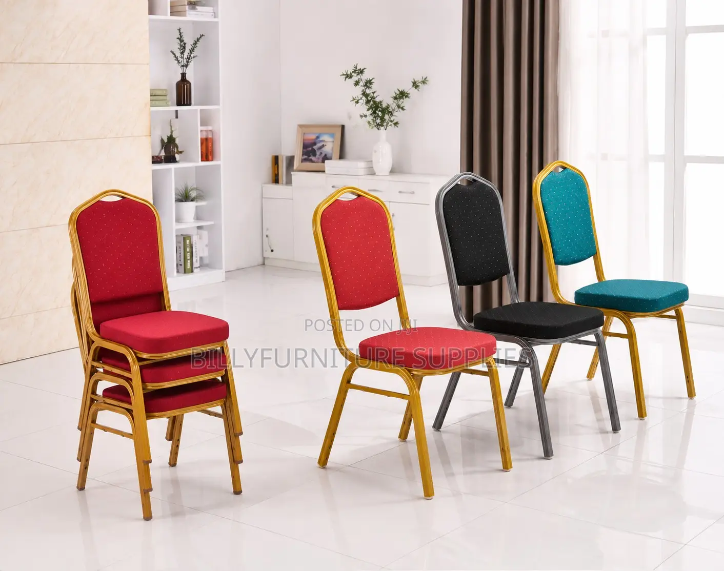 Elegant Padded Banquet Chairs – Quilted Event, Wedding Conference