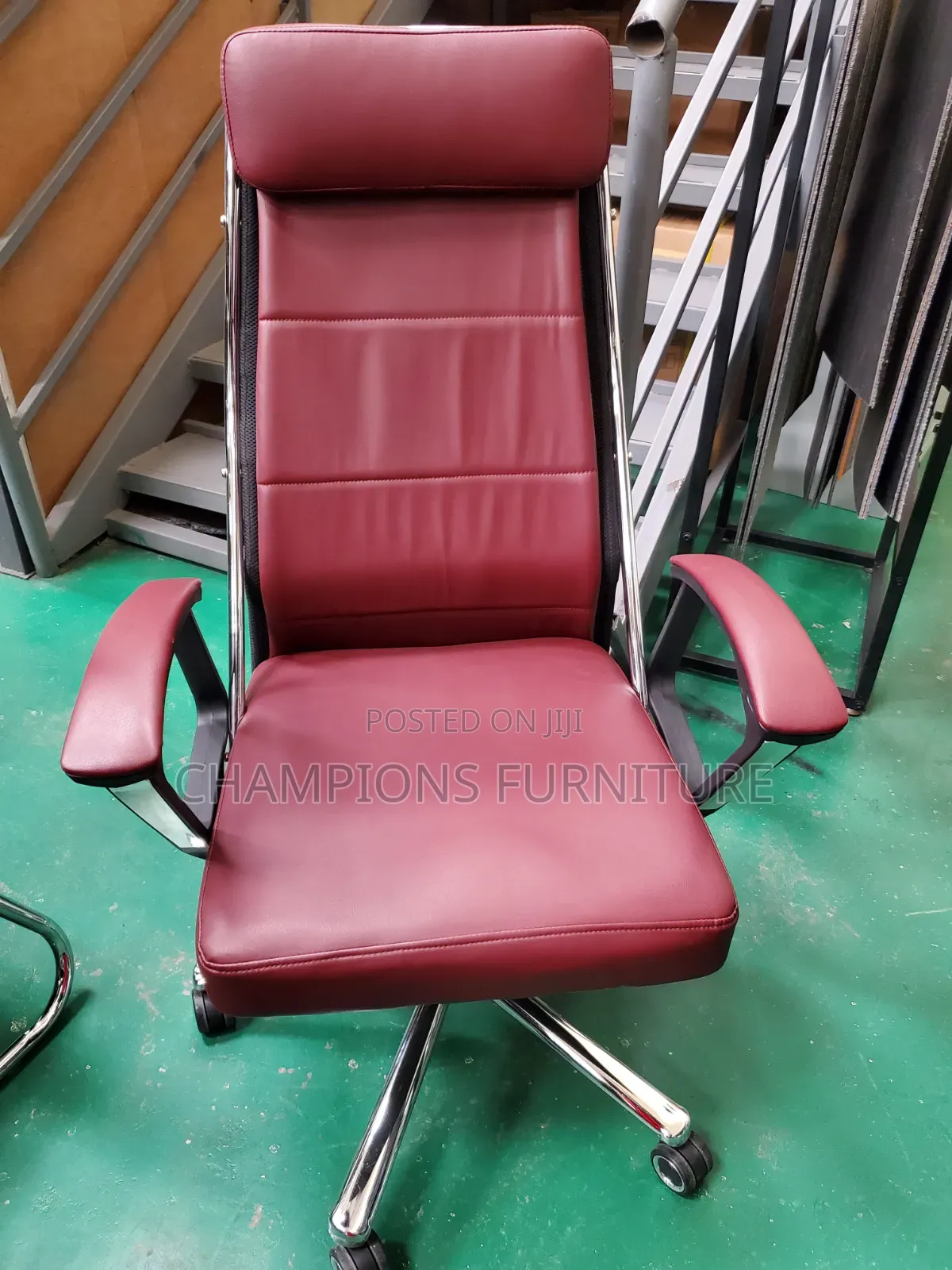 Maroon High Back Executive Office Chair