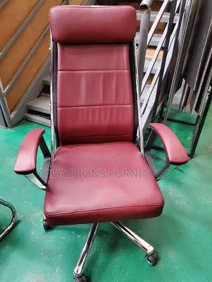 Maroon High Back Executive Office Chair