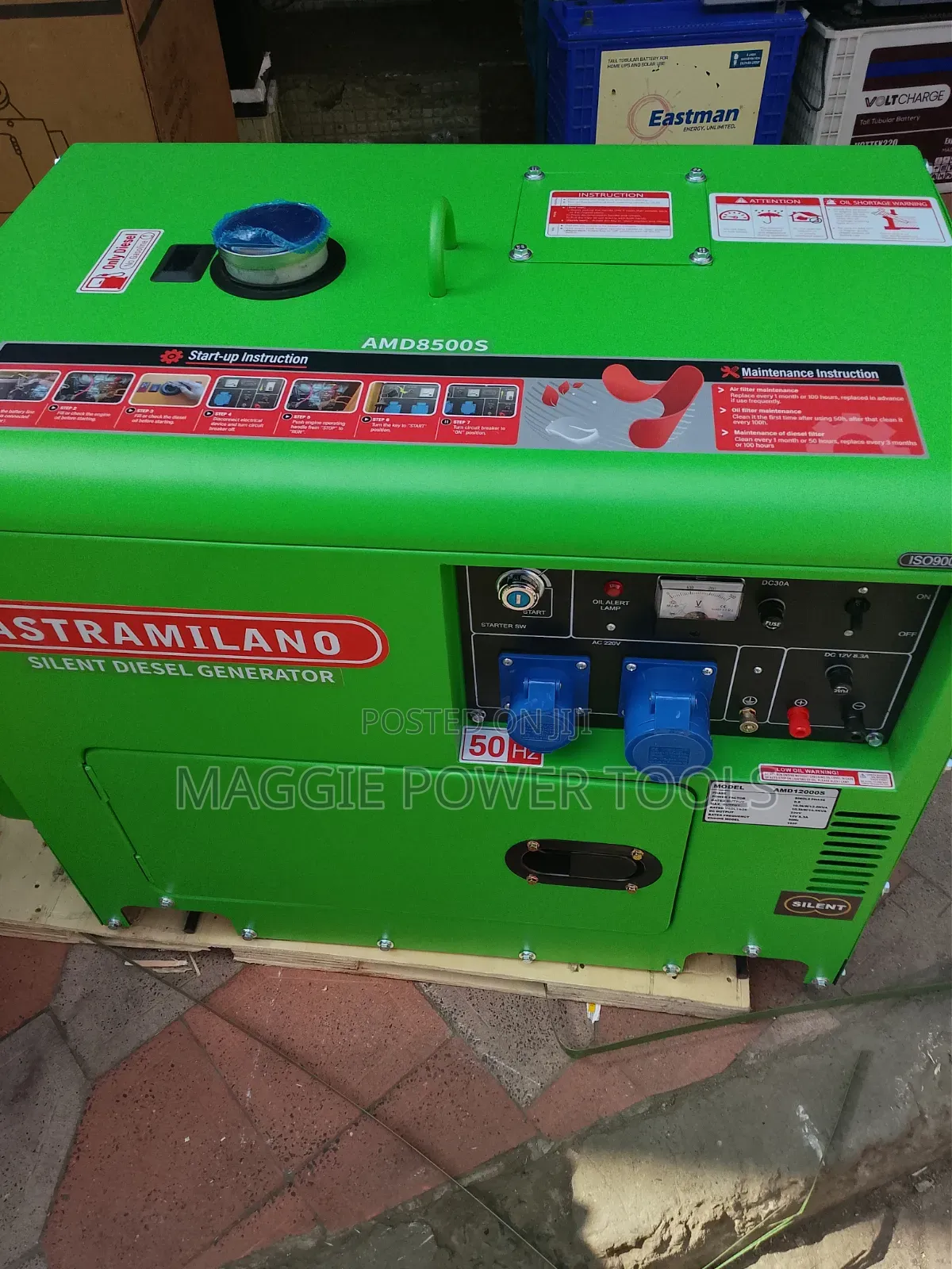 Durable Astramilano Single Phase 10kva Silent Diesel Generator