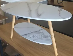 Executive MDF Marble Coffee Table/Bed Side