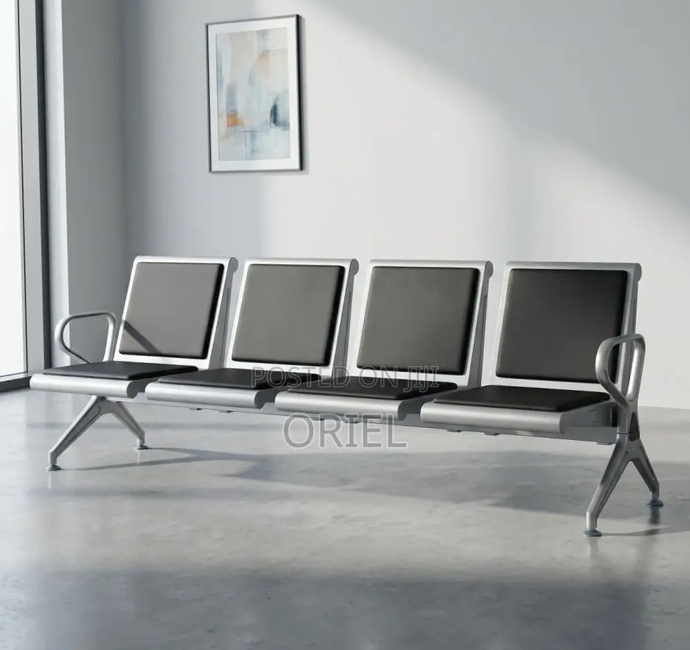 Office Bench : Linked 4-Seater Airport Waiting Bench
