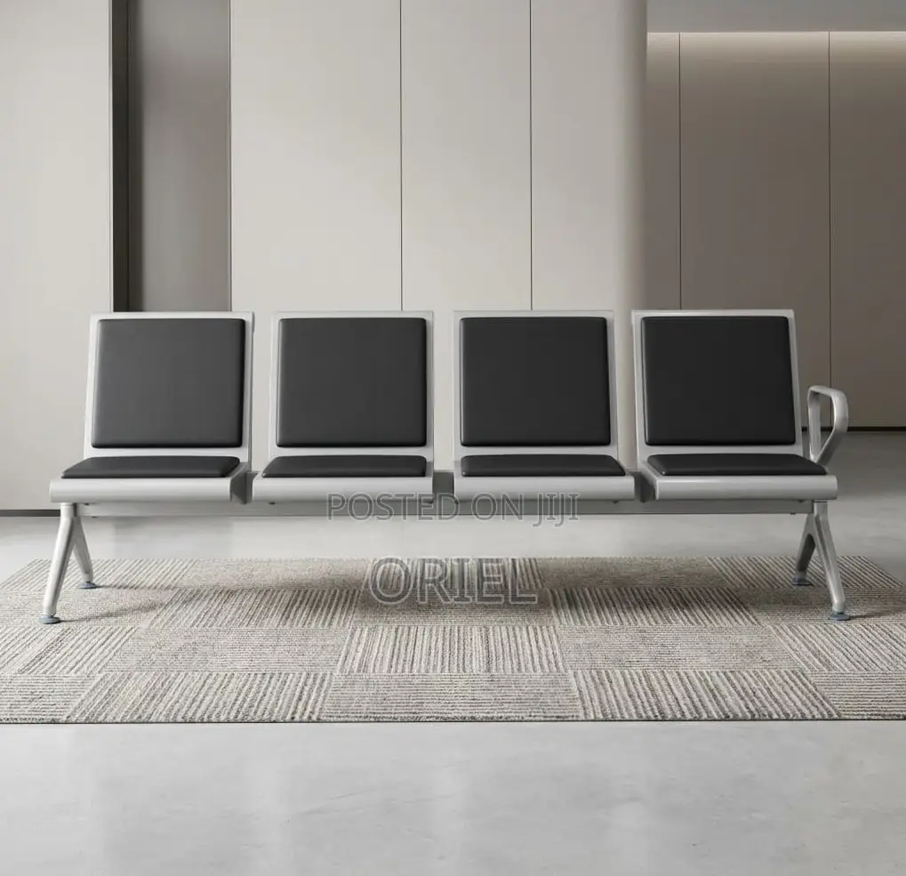 Office Bench : Linked 4-Seater Airport Waiting Bench