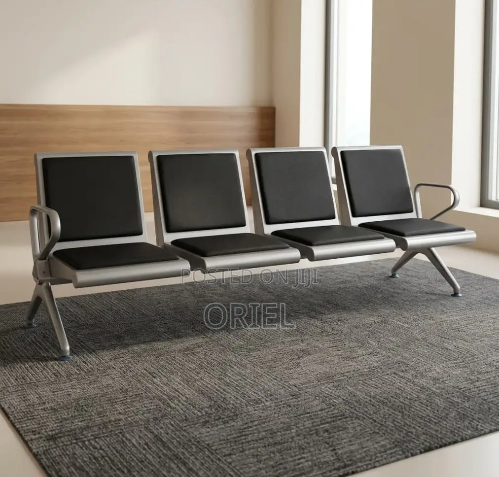 Office Bench : Linked 4-Seater Airport Waiting Bench