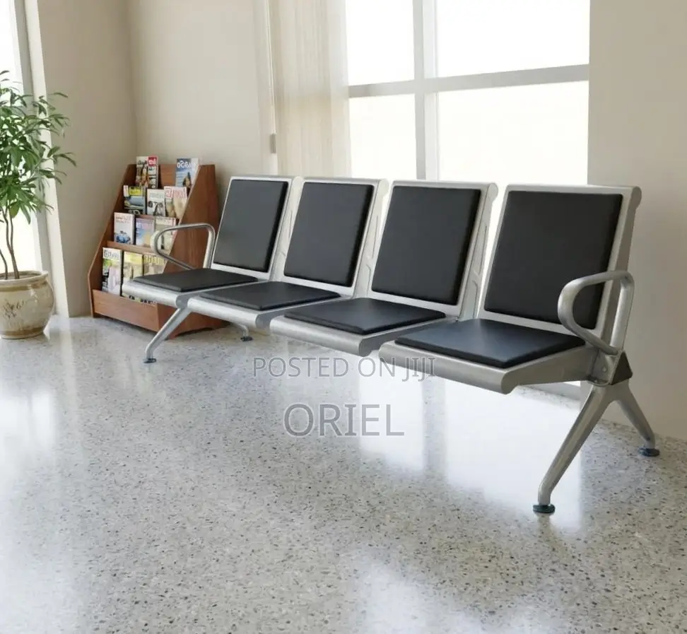 Office Bench : Linked 4-Seater Airport Waiting Bench