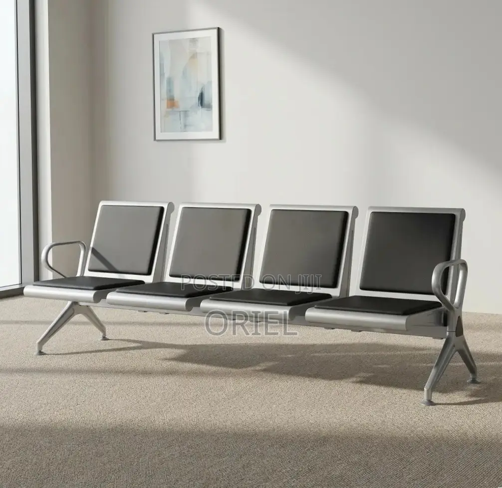 Office Bench : Linked 4-Seater Airport Waiting Bench