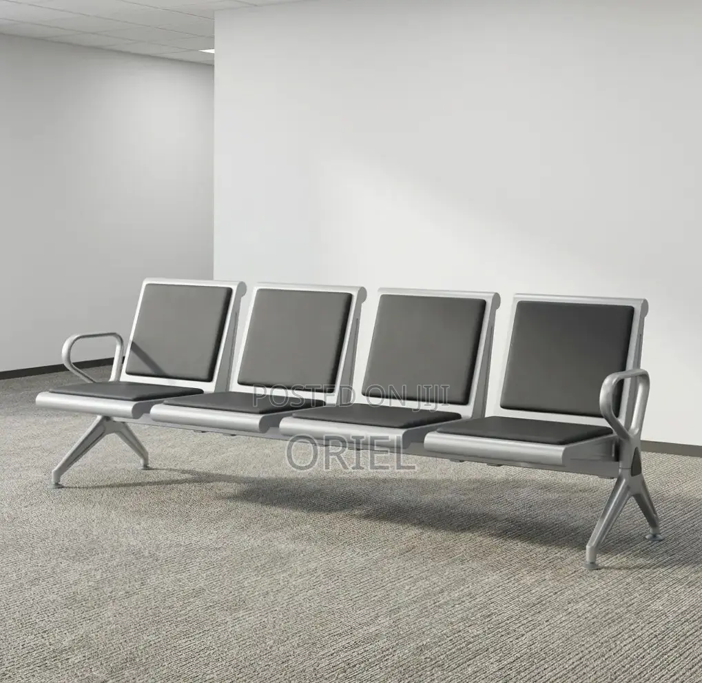 Office Bench : Linked 4-Seater Airport Waiting Bench