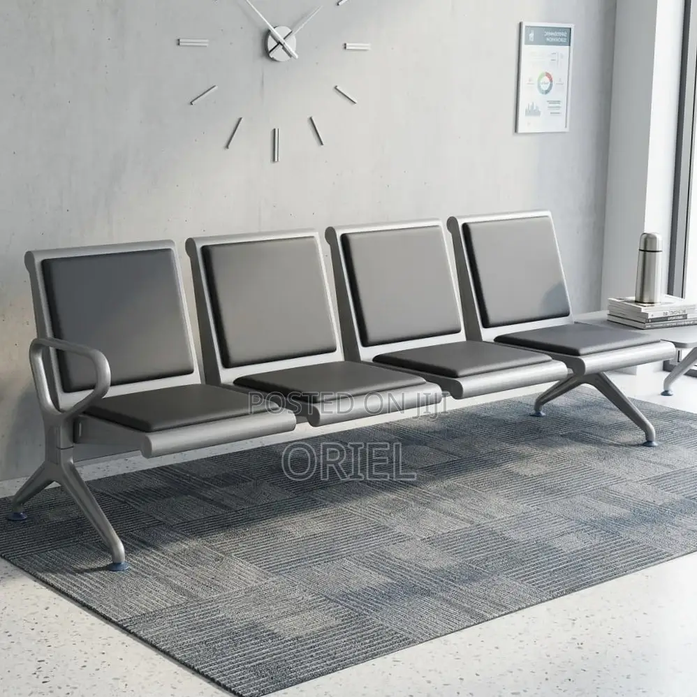 Office Bench : Linked 4-Seater Airport Waiting Bench