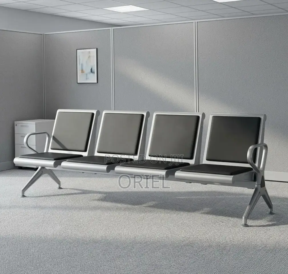 Office Bench : Linked 4-Seater Airport Waiting Bench